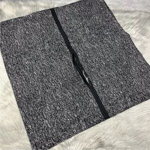 Lululemon Vinyasa Wrap Scarf Running Luon Suited Jacquard Black White